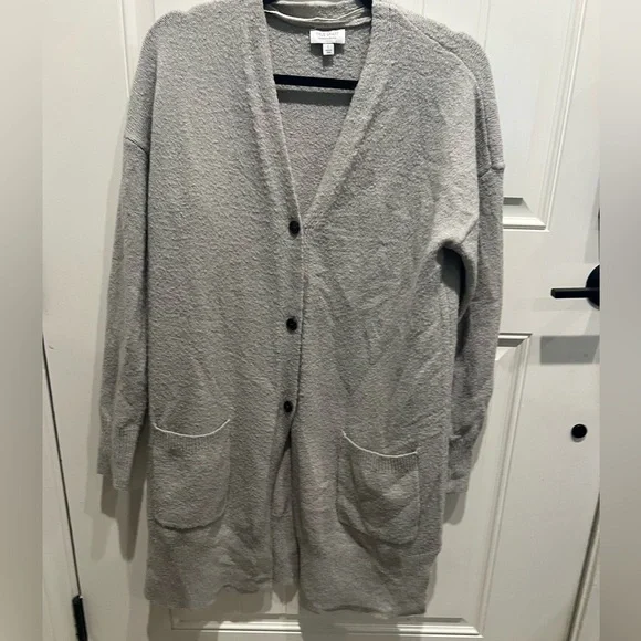 True Craft Large Gray Knit Cardigan Sweater - Picture 1 of 10